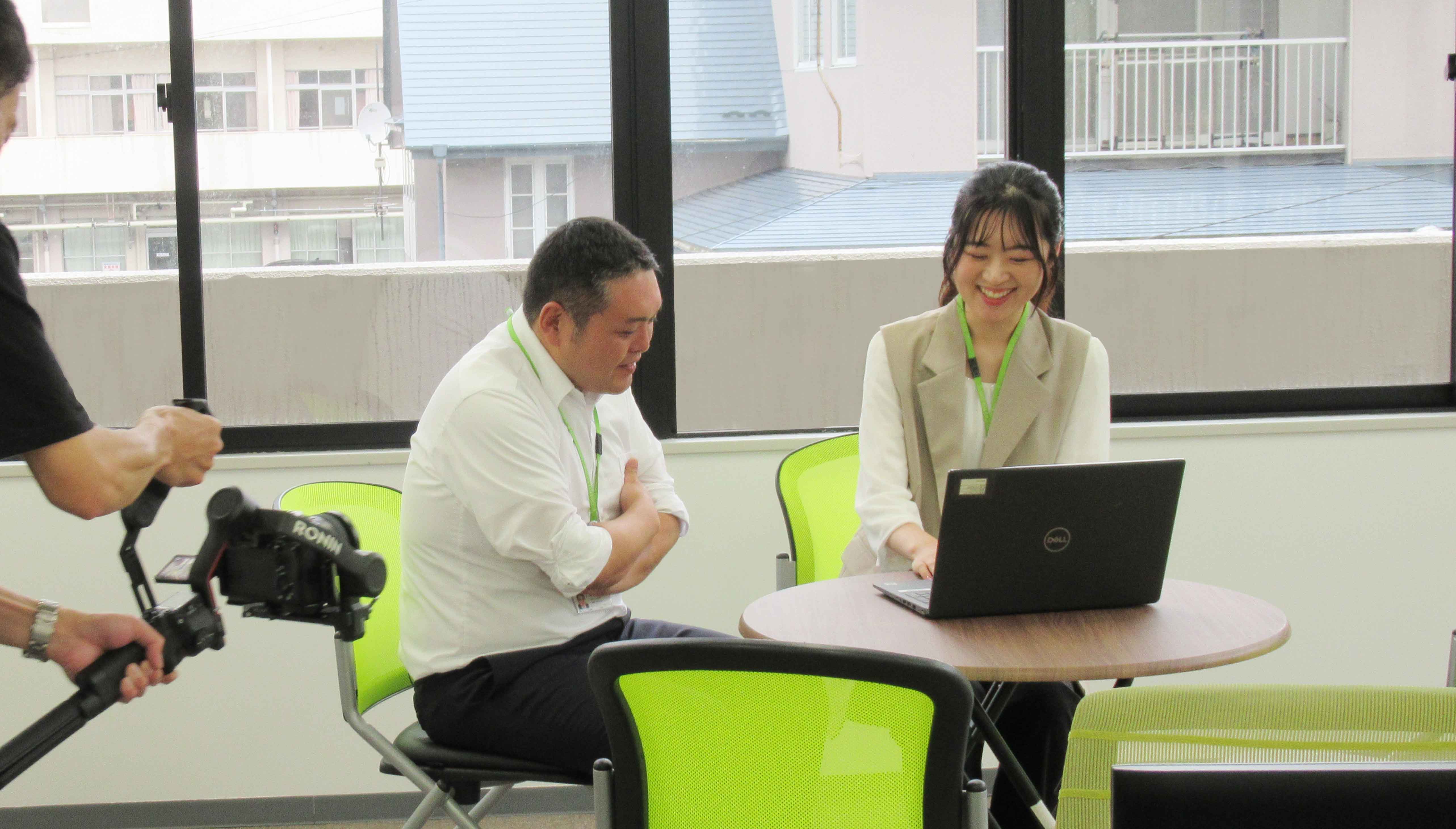 キャリタス撮影風景